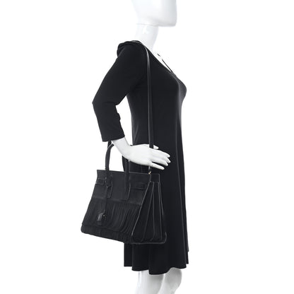 Saint Laurent Suede Fringe Small Sac De Jour Black 2 of 21