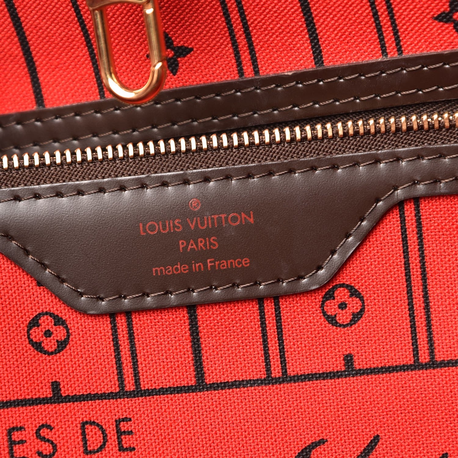Louis Vuitton Damier Ebene Neverfull GM 6 of 9