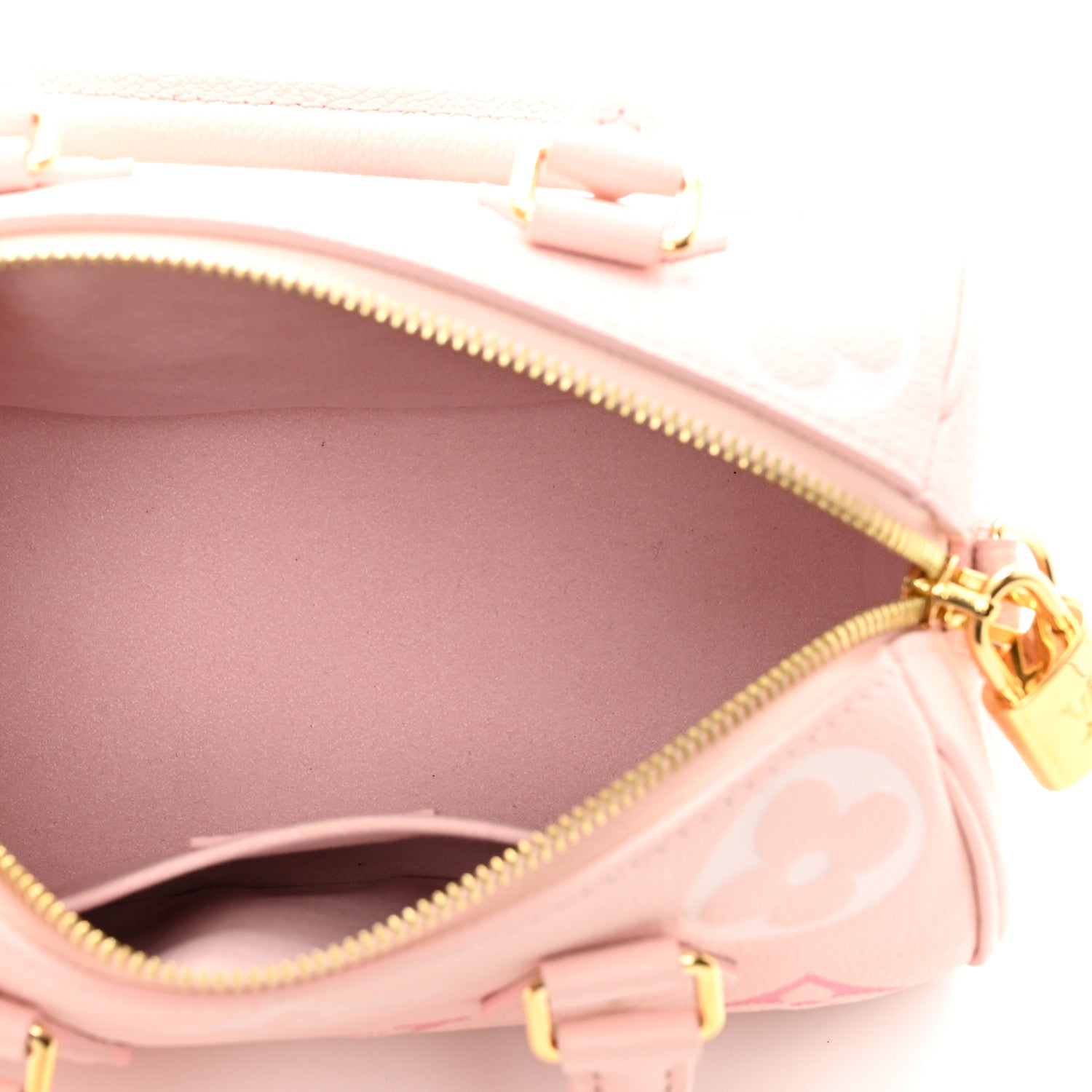 Louis Vuitton Empreinte Monogram Giant Speedy Bandouliere 20 Degrade Rose Pink 5 of 10