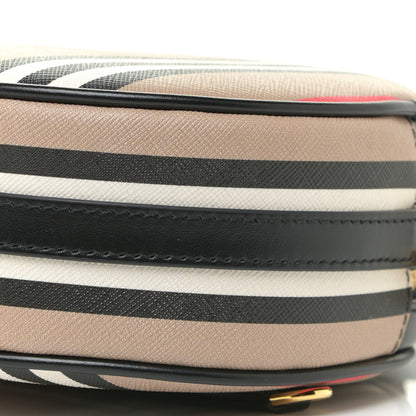 Burberry E-Canvas Calfskin Icon Stripe Louise Bag Archive Beige 11 of 12