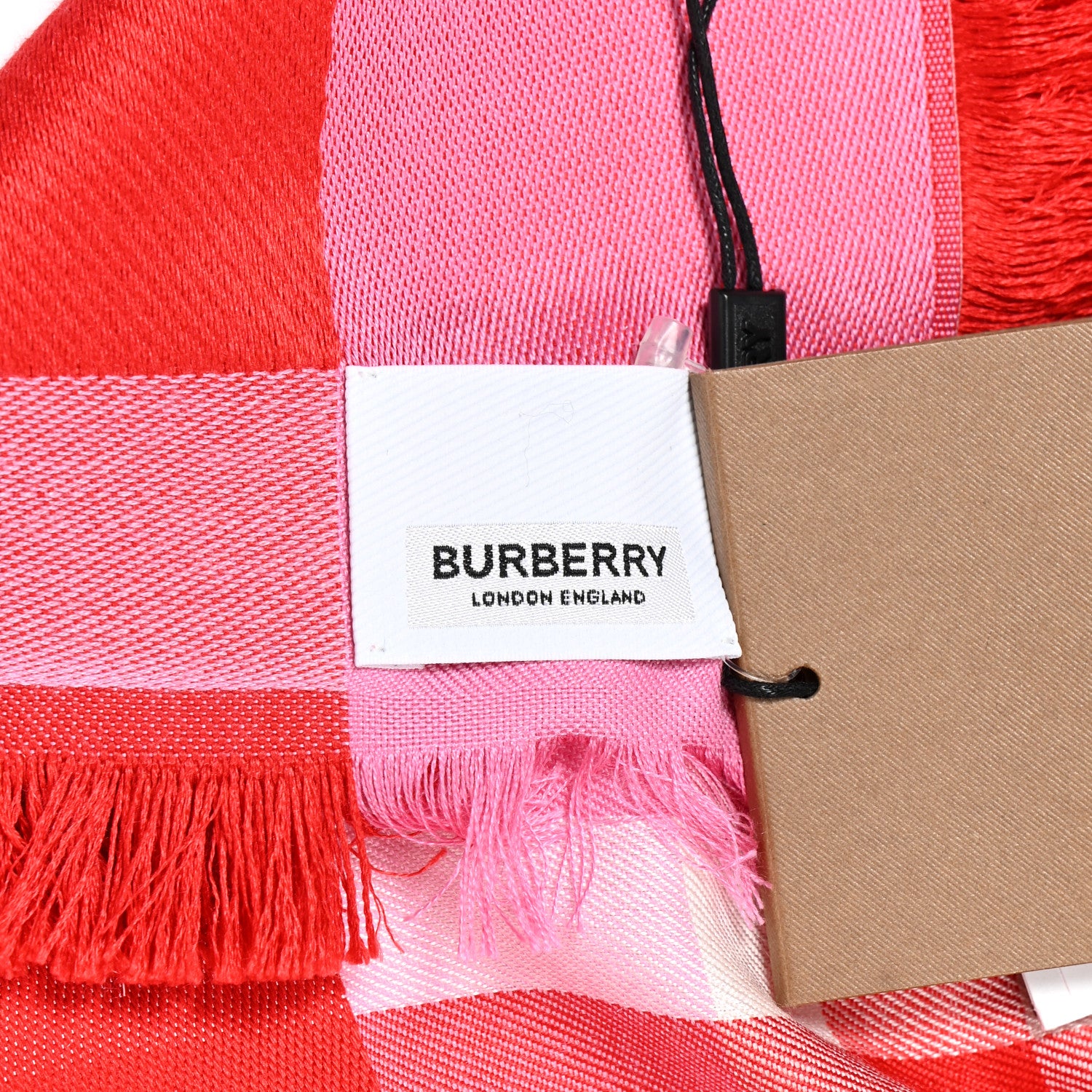 Burberry Wool Silk House Check Lightweight Pink 3 of 4