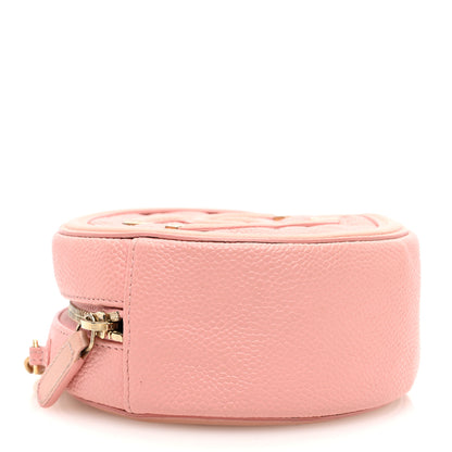 Chanel Caviar Quilted Round Filigree Crossbody Pink 4 of 10
