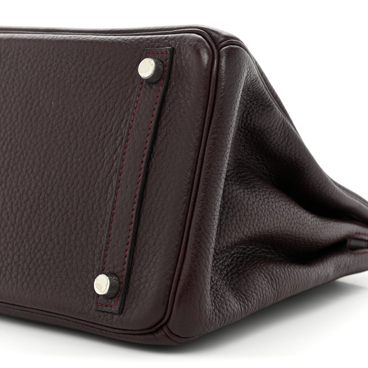 Hermes Taurillon Clemence Birkin 30 Prune 8 of 16