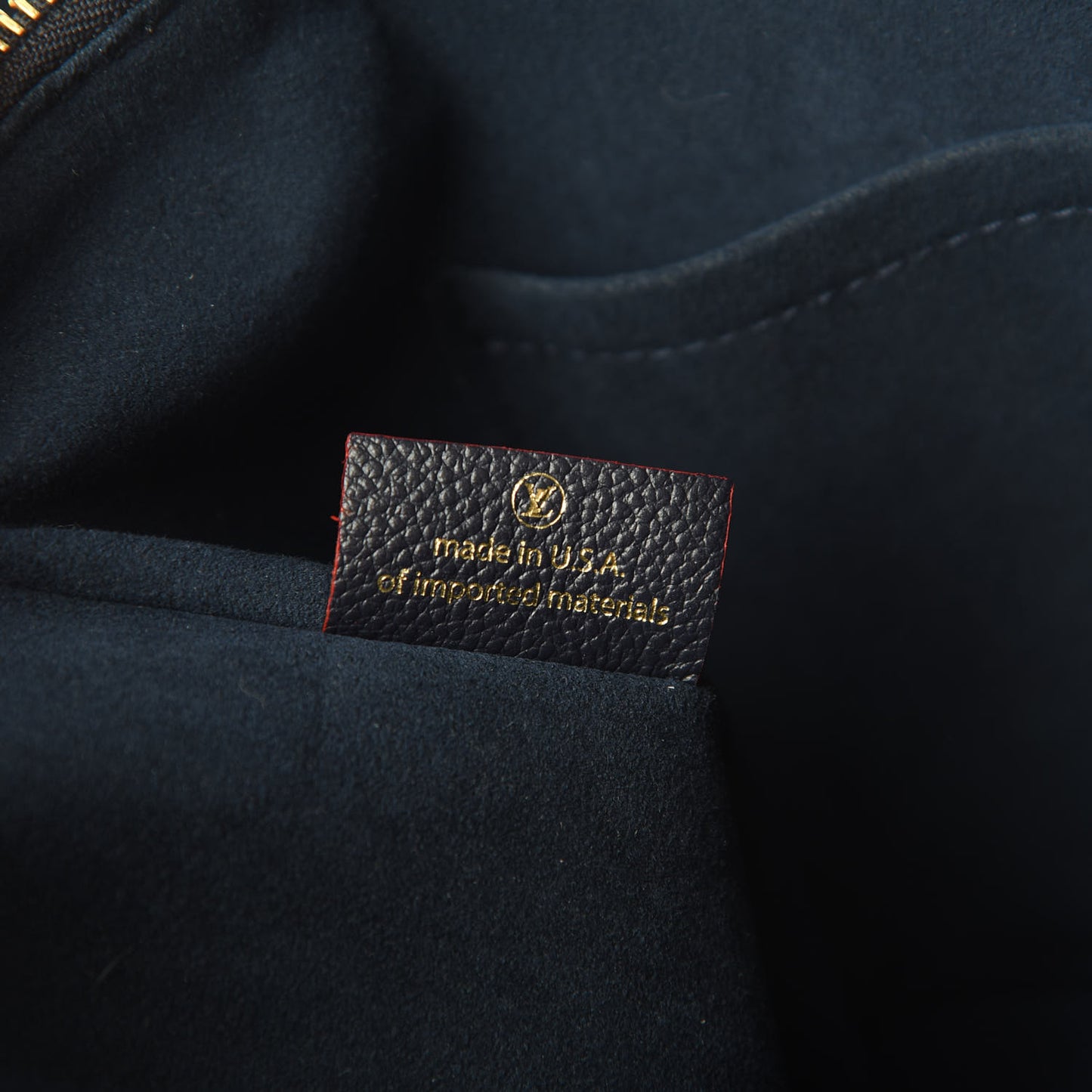 Empreinte Surene MM Marine Rouge