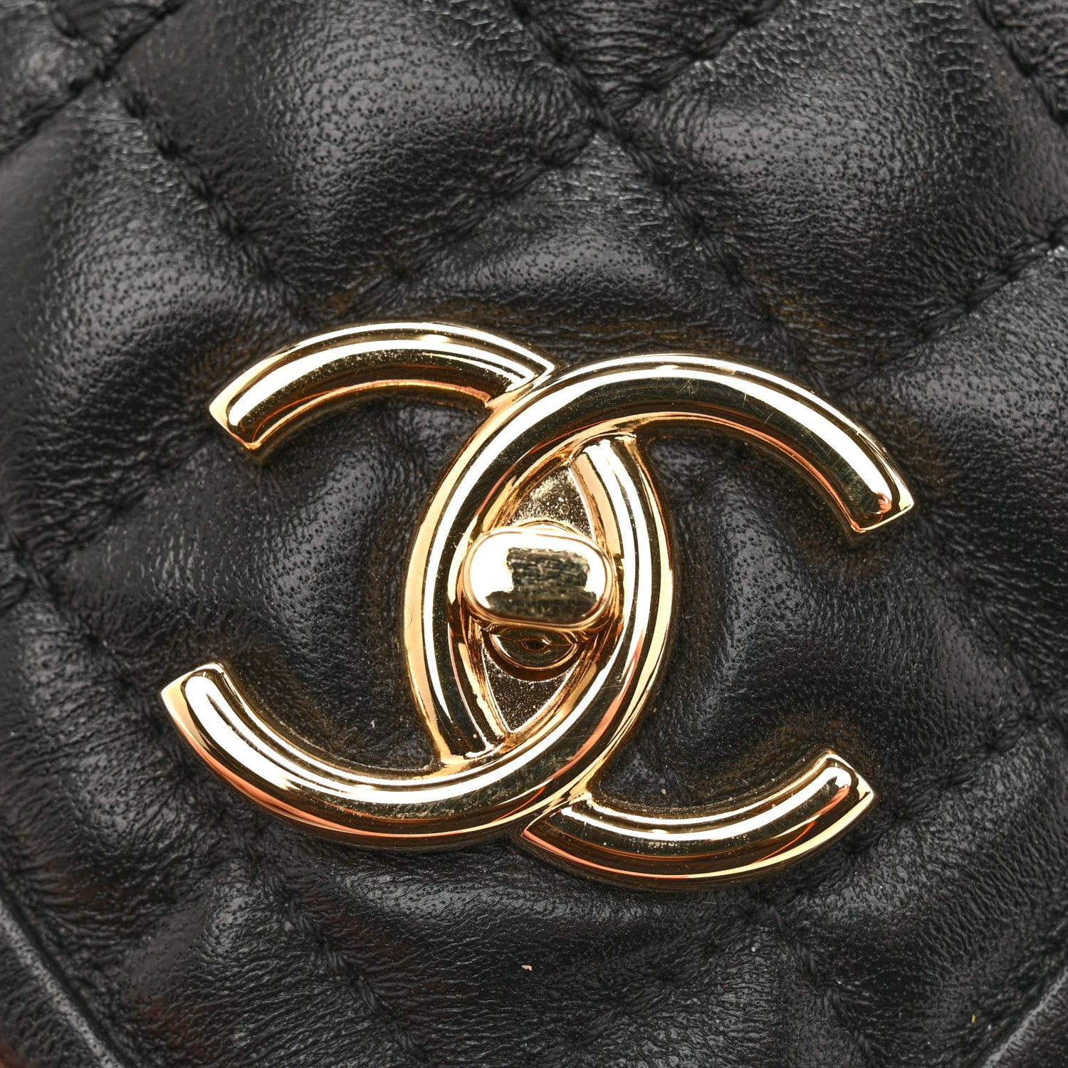 Chanel Lambskin Quilted CC Turnlock Mules 37 Black 10 of 11