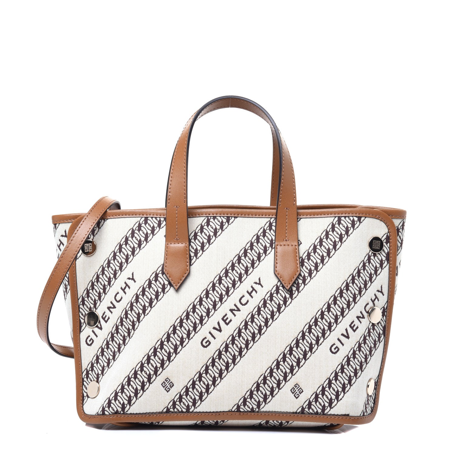 Givenchy Canvas Mini Bond Shopper Tote Beige 1 of 8