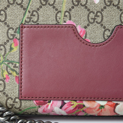 Gucci GG Supreme Monogram Blooms Small Padlock Shoulder Bag Beige Multicolor Dry Rose 10 of 13