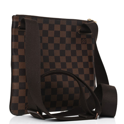 Louis Vuitton Damier Ebene Brooklyn Flat Pochette 2 of 8