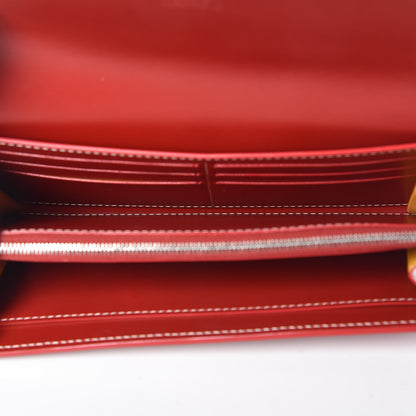 Goyard Goyardine Varenne Long Wallet Red 5 of 6