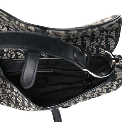 Christian Dior Monogram Saddle Bag Black 5 of 14