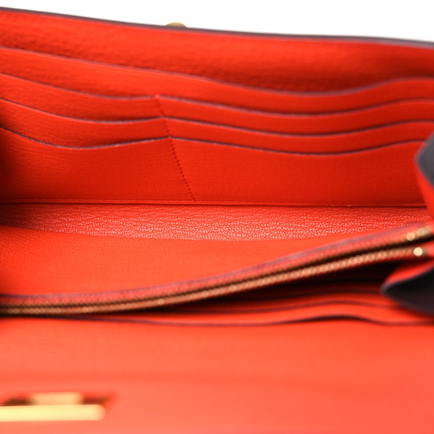 Swift Ghillies Kelly Longue Wallet Bordeaux Orange Poppy