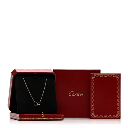 Cartier 18K Pink Gold Interlocking LOVE Necklace 6 of 6