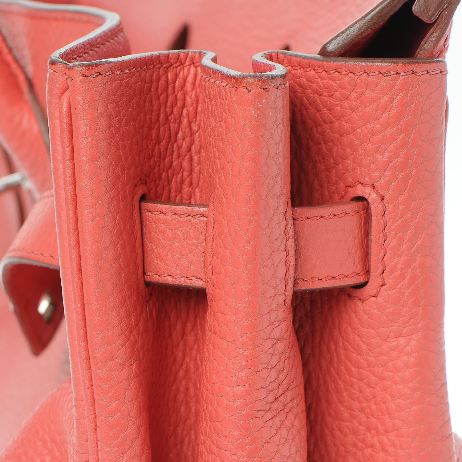 Hermes Taurillon Clemence Birkin 35 Bougainvillea 21 of 31