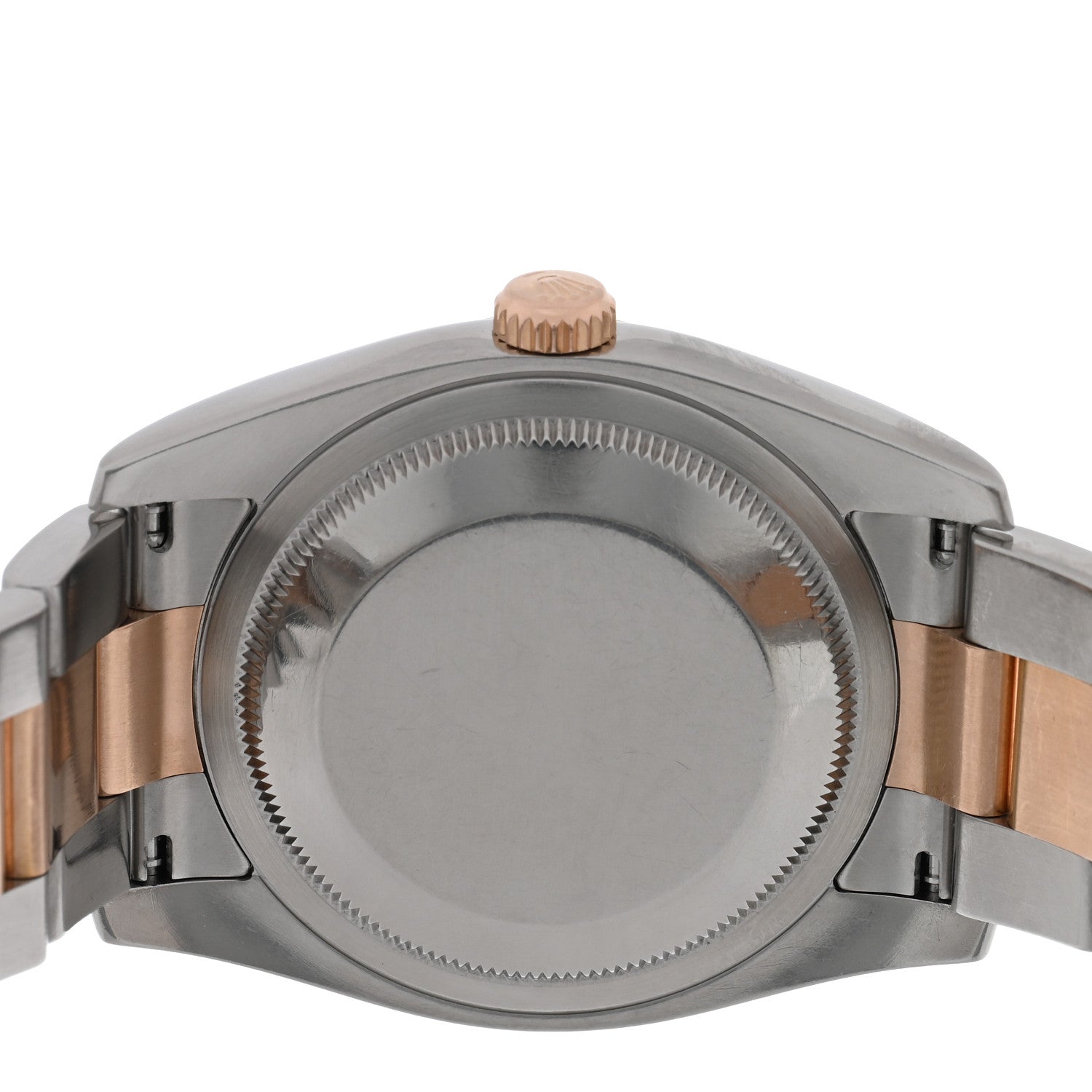 Rolex Stainless Steel 18K Everose Gold 36mm Oyster Perpetual Datejust Watch Black 116201 4 of 5