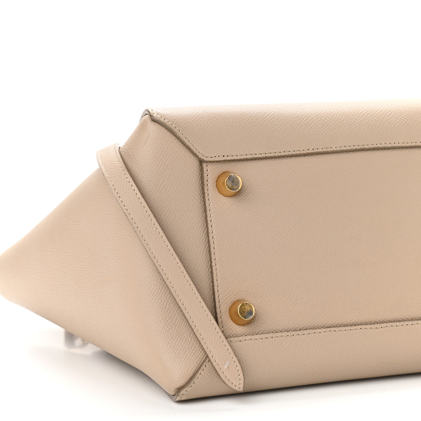 Grained Calfskin Mini Belt Bag Light Taupe