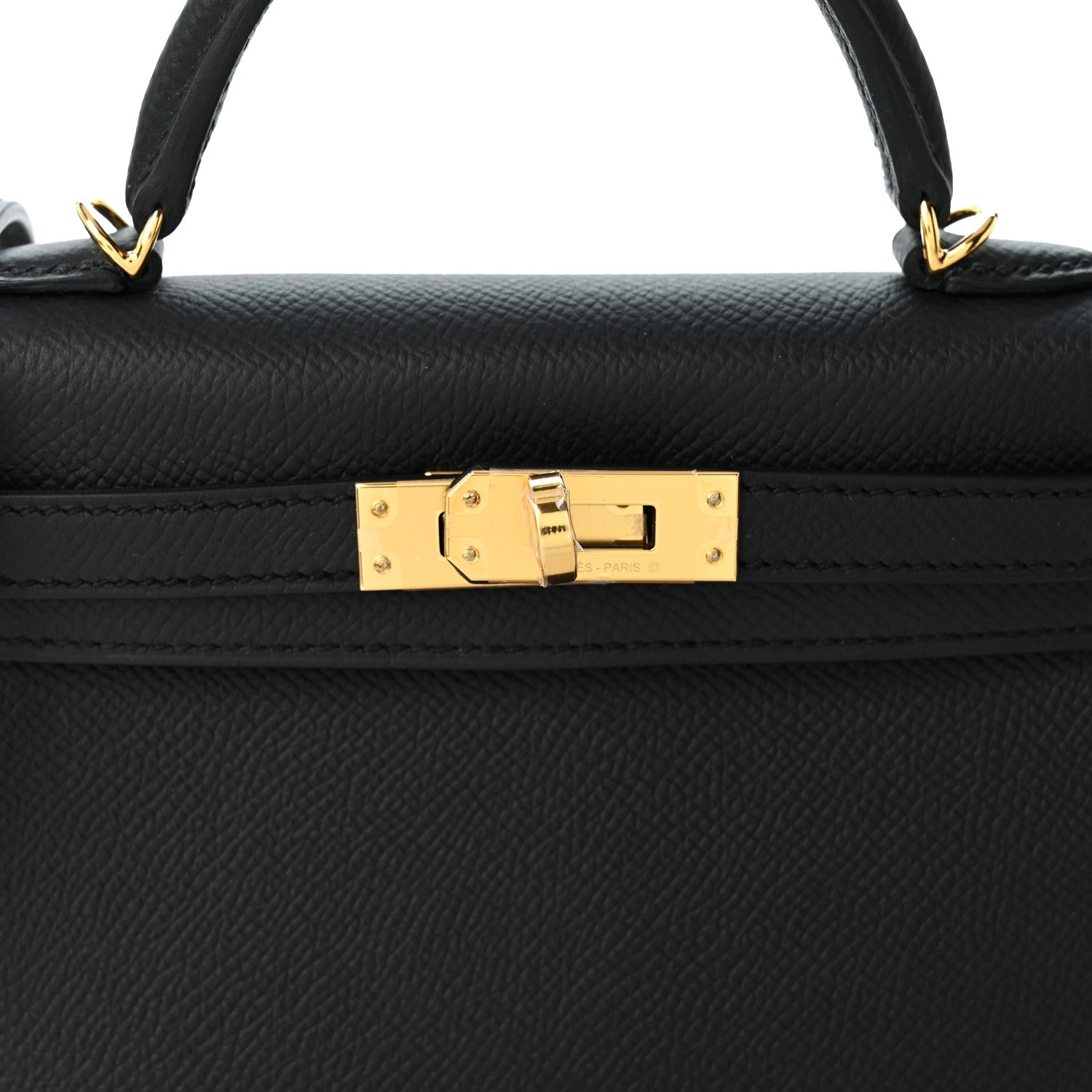 Hermes Epsom Mini Kelly Sellier 20 Black 8 of 11