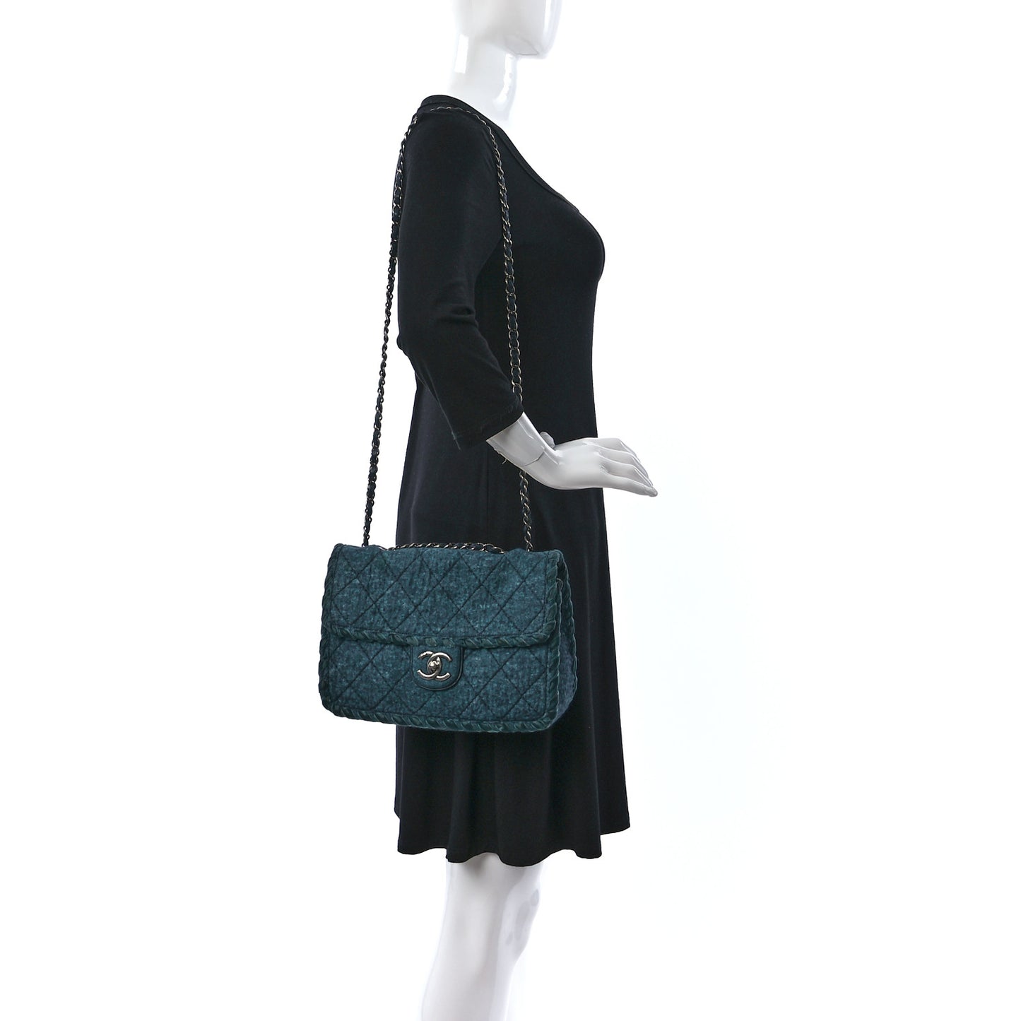 Fancy Felt Flap Teal