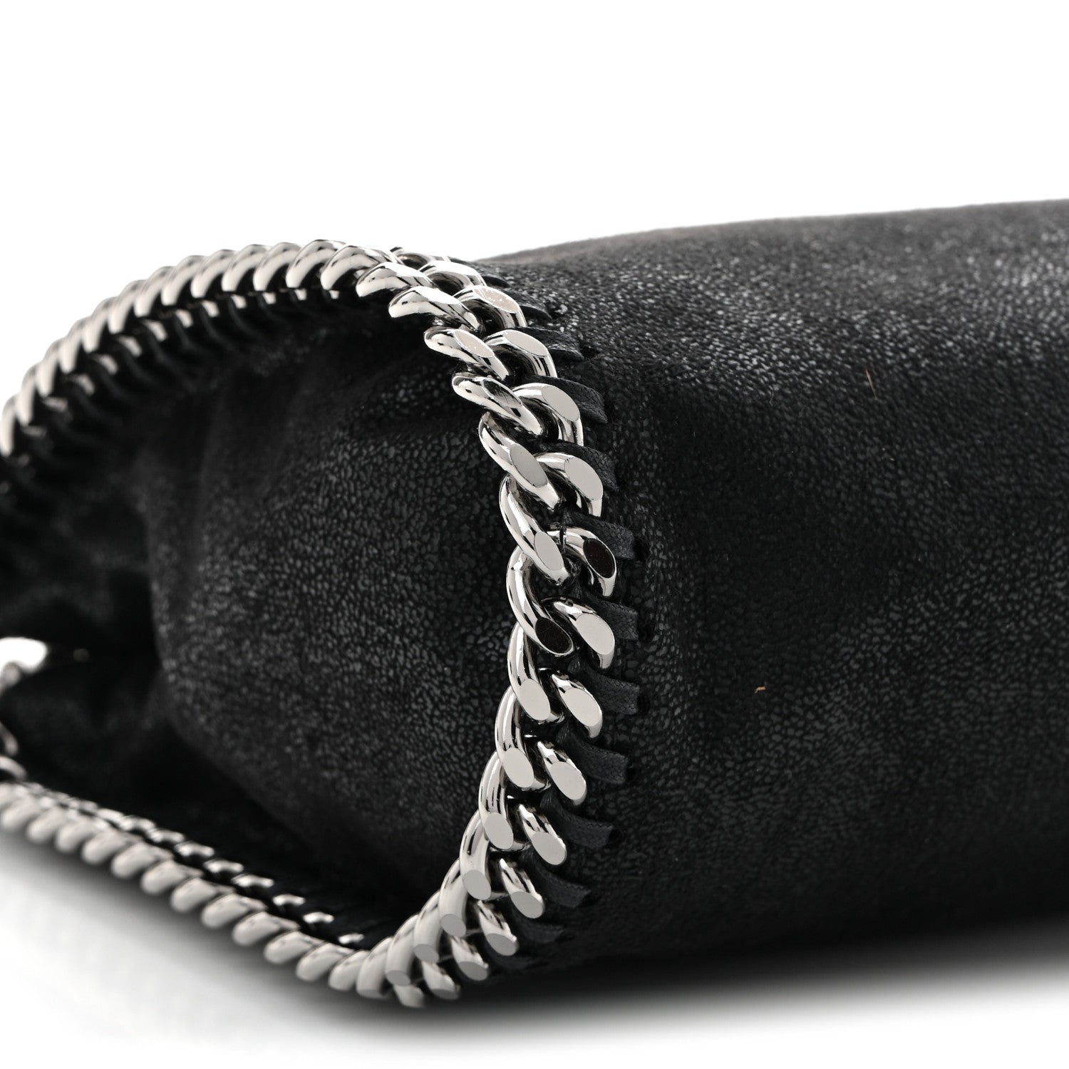 Stella McCartney Shaggy Deer Mini Falabella Tote Black 8 of 9