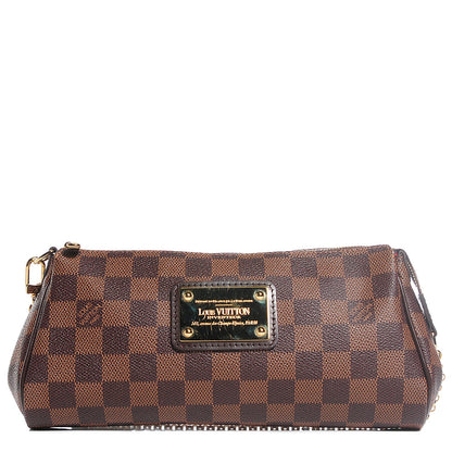 Louis Vuitton Damier Ebene Eva Clutch 1 of 9