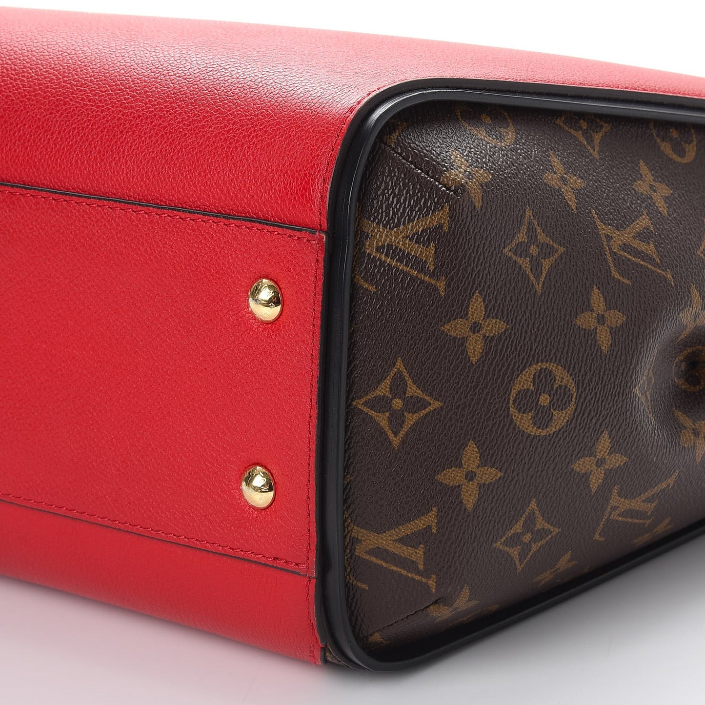 Calfskin Monogram Kimono Tote Cherry
