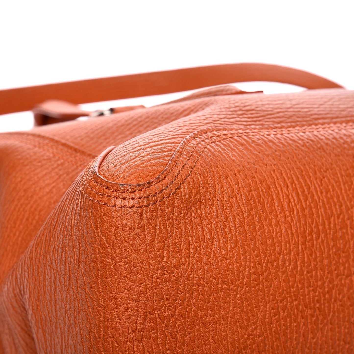 3.1 Textured Calfskin Large Pashli Satchel Mandarin