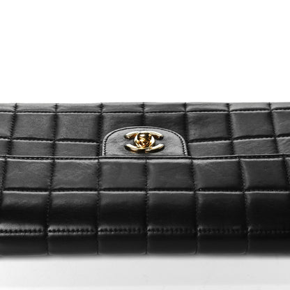 Chanel Lambskin East West Chocolate Bar Flap Black 7 of 8