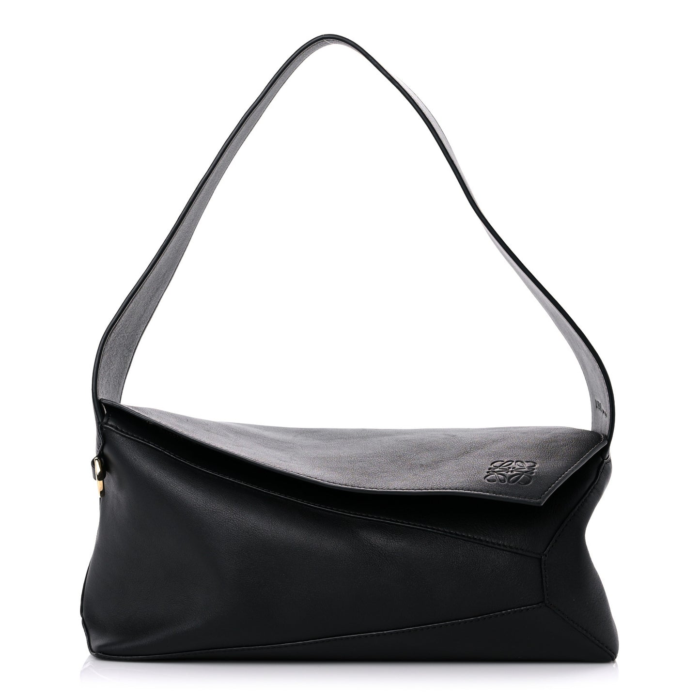 Calfskin Puzzle Hobo Black
