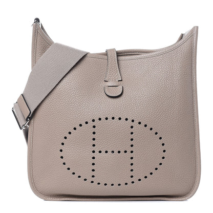 Hermes Taurillon Clemence Evelyne III PM Gris Tourterelle 1 of 12