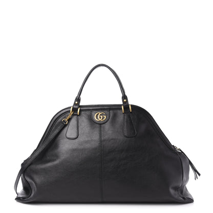Gucci Calfskin XL Re(Belle) Top Handle Bag Black 1 of 11