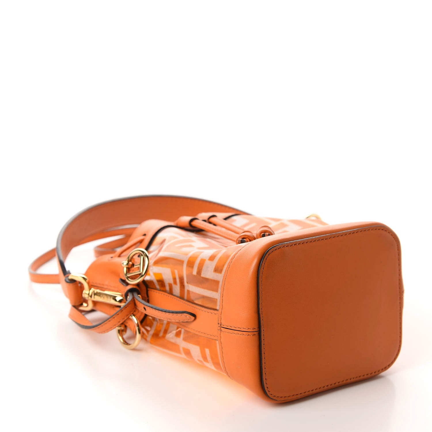 Fendi TPU FF Vitello Grace F is Fendi Mini Mon Tresor Bucket Bag Aranciata 5 of 11