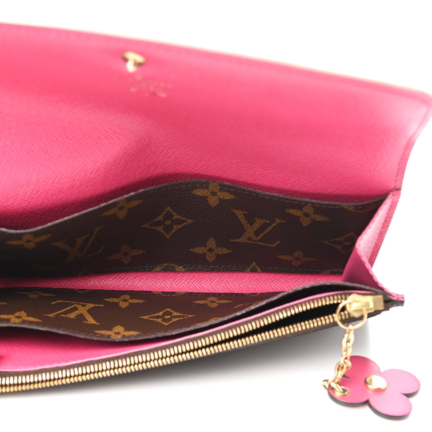 Louis Vuitton Monogram Bloom Flower Emilie Wallet 7 of 9