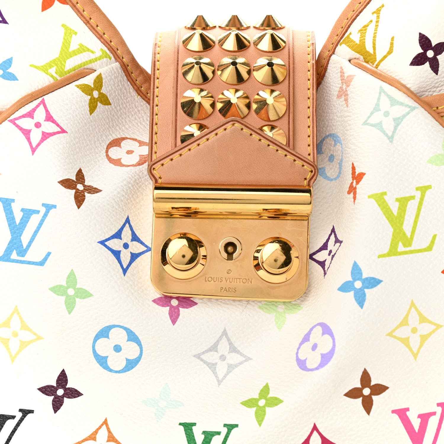 Louis Vuitton Monogram Multicolor Chrissie White 9 of 10