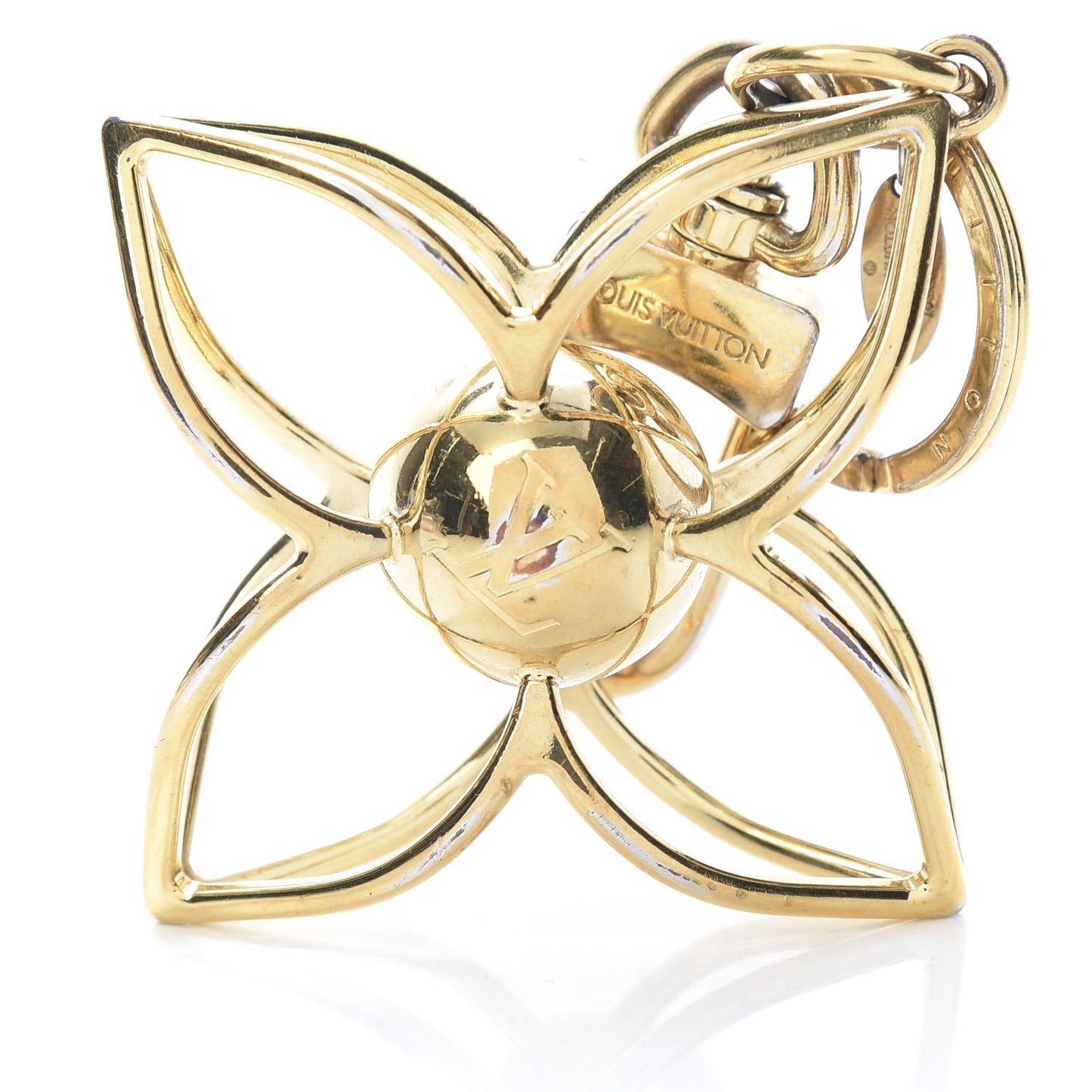 Sphere Bag Charm Gold