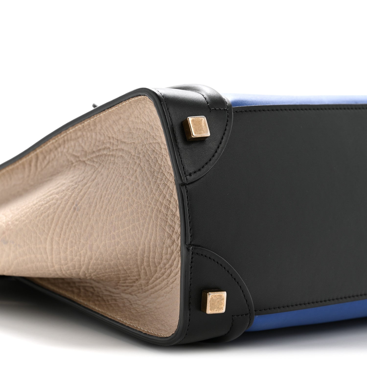 Celine Smooth Calfskin Micro Tri-Color Luggage Indigo 1839566
