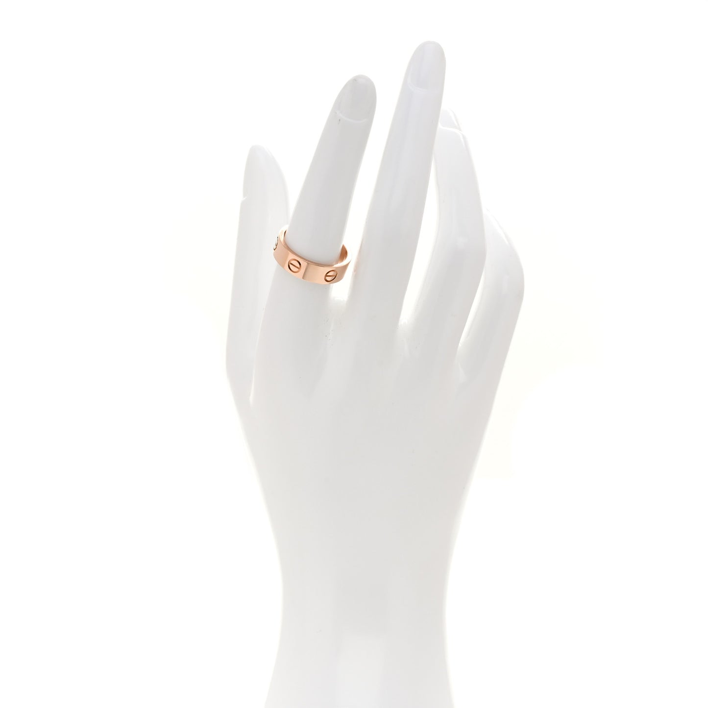 18K Pink Gold 5.5mm LOVE Ring 55 7.25