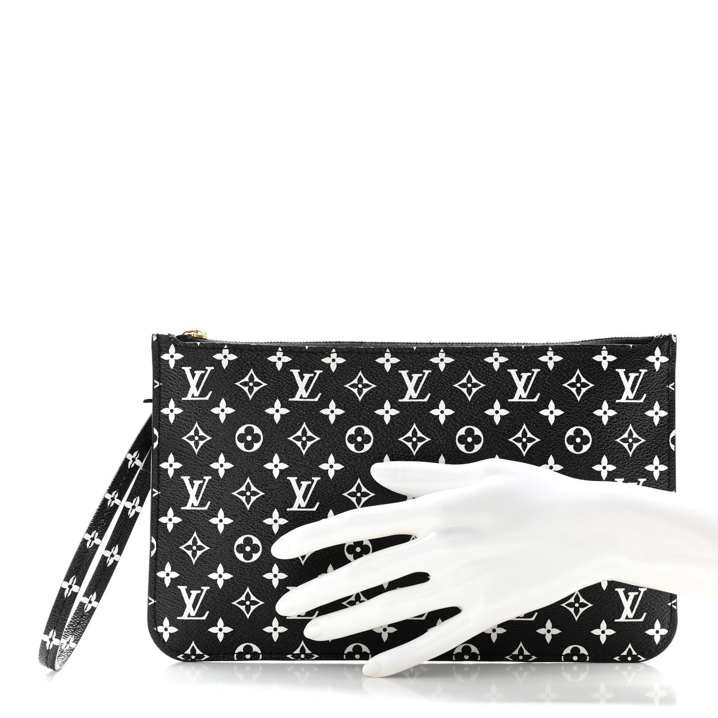 Monogram Giant Jungle Neverfull MM GM Pochette Black