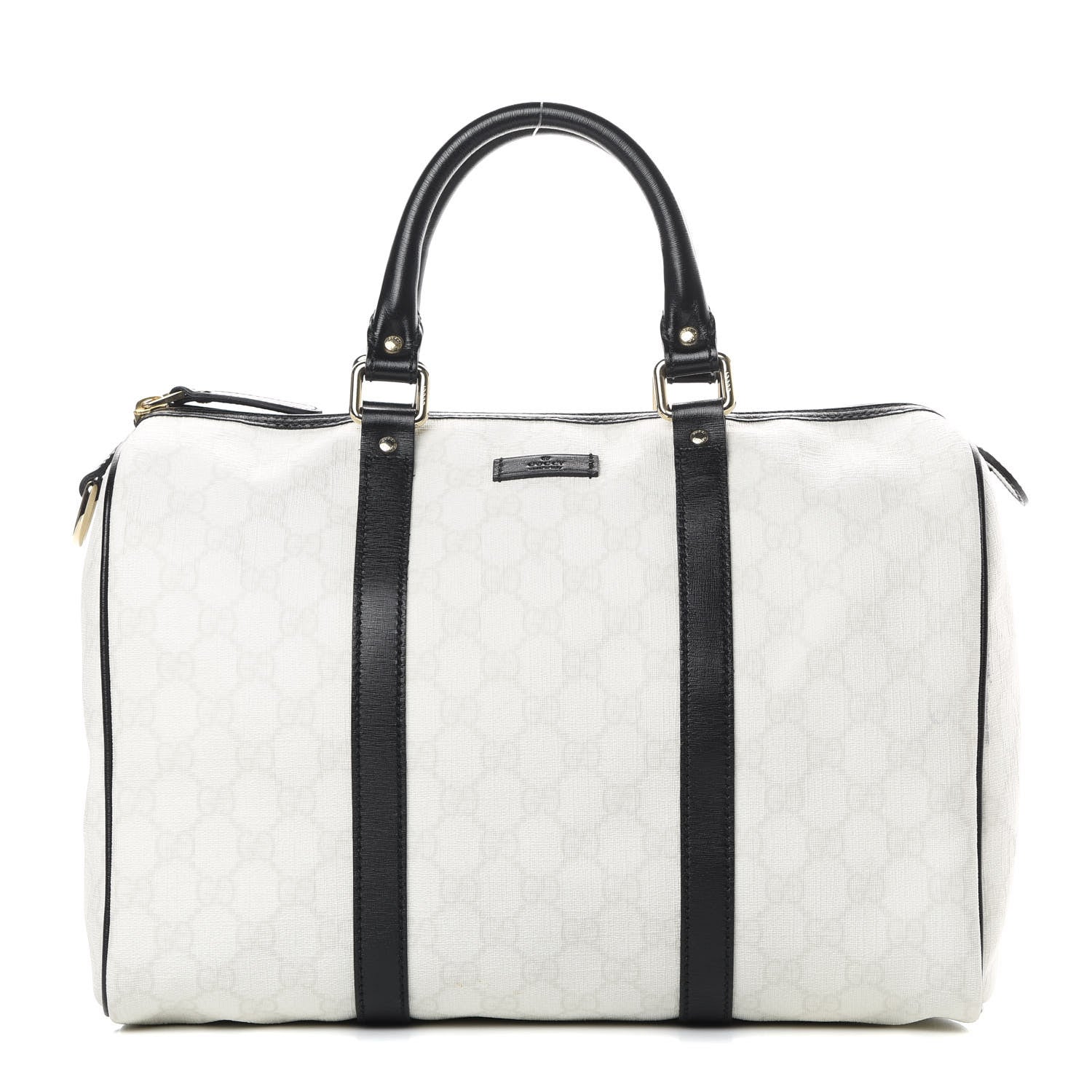 Gucci GG Plus Monogram Medium Joy Boston White Black 1 of 13