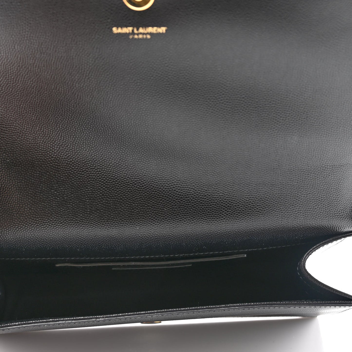 Grain De Poudre Classic Monogram Kate Clutch Black