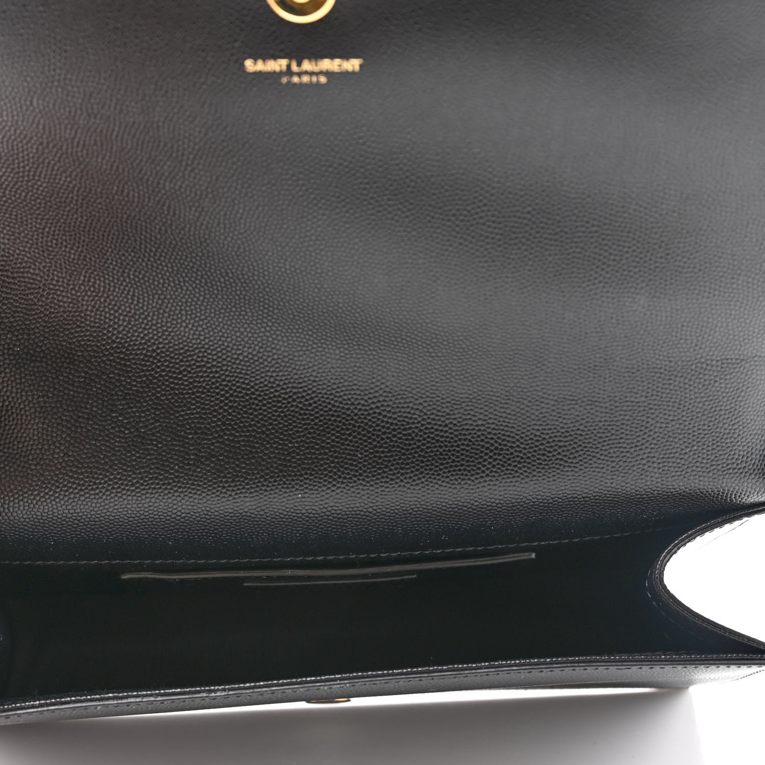 Saint Laurent Grain De Poudre Classic Monogram Kate Clutch Black 5 of 7