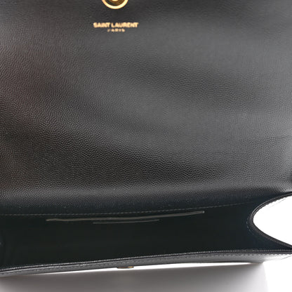 Saint Laurent Grain De Poudre Classic Monogram Kate Clutch Black 5 of 7