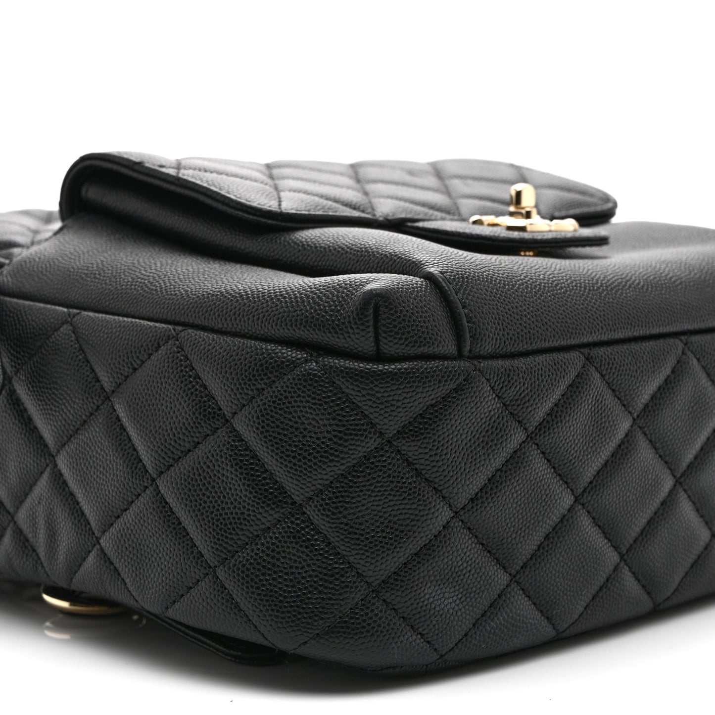 Caviar Quilted Large CC Day Backpack Black