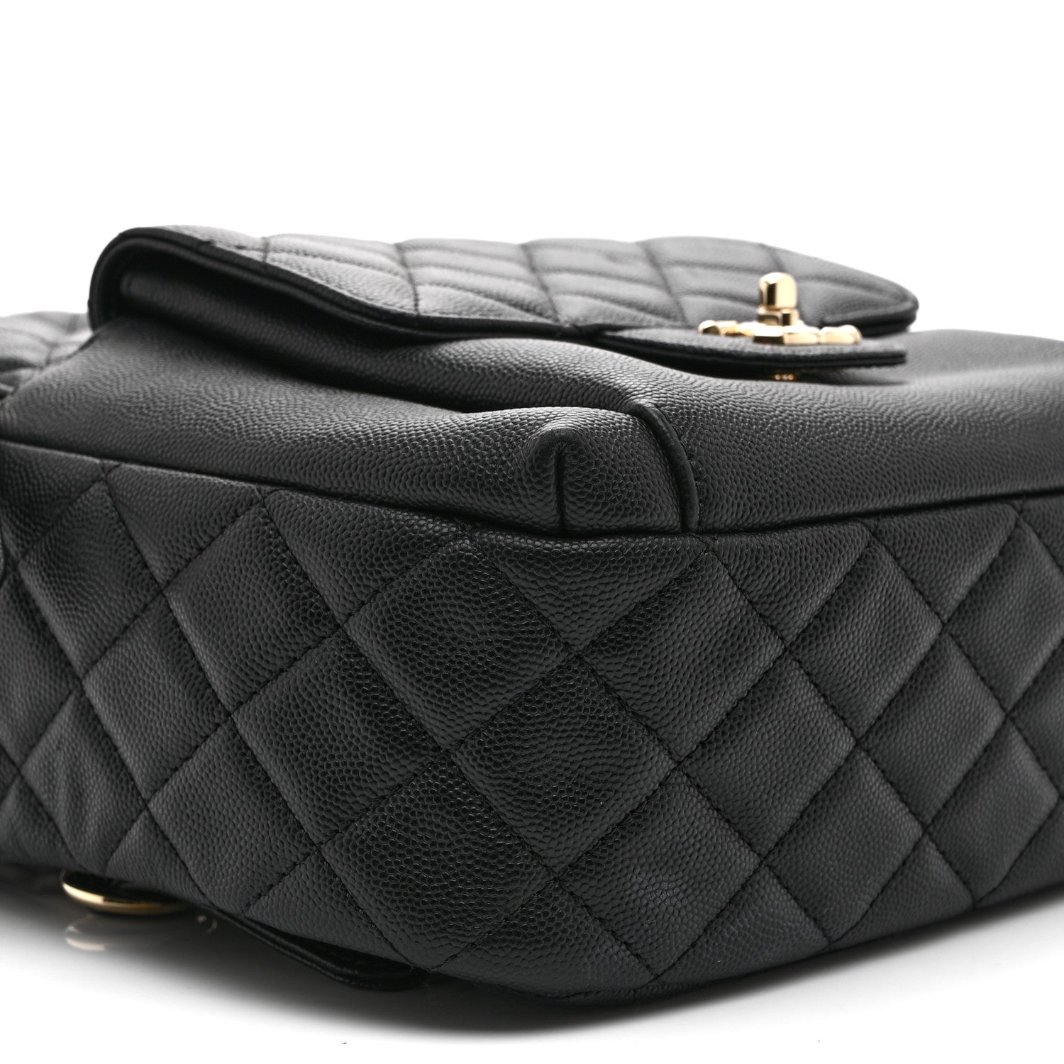 Chanel Caviar Quilted Large CC Day Backpack Black 9 of 10
