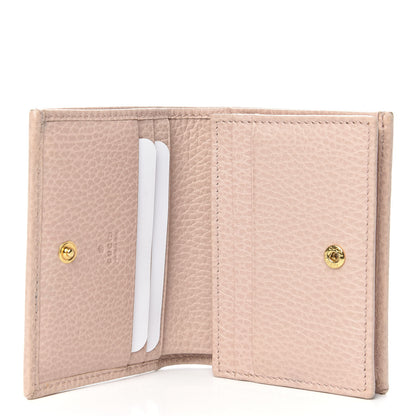 Gucci Dollar Calfskin GG Marmont Card Case Perfect Pink 5 of 8