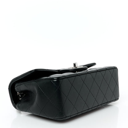Chanel Lambskin Quilted Mini Rectangular Flap Black 4 of 11