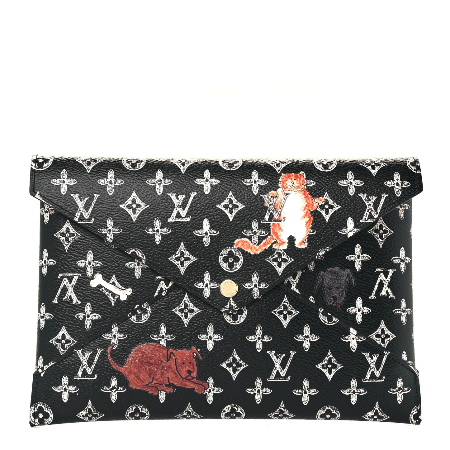 Catogram Kirigami Pochette Set Black