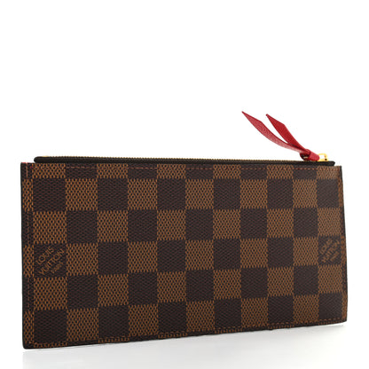 Louis Vuitton Damier Ebene Felicie Chain Wallet Zippered Insert 3 of 6