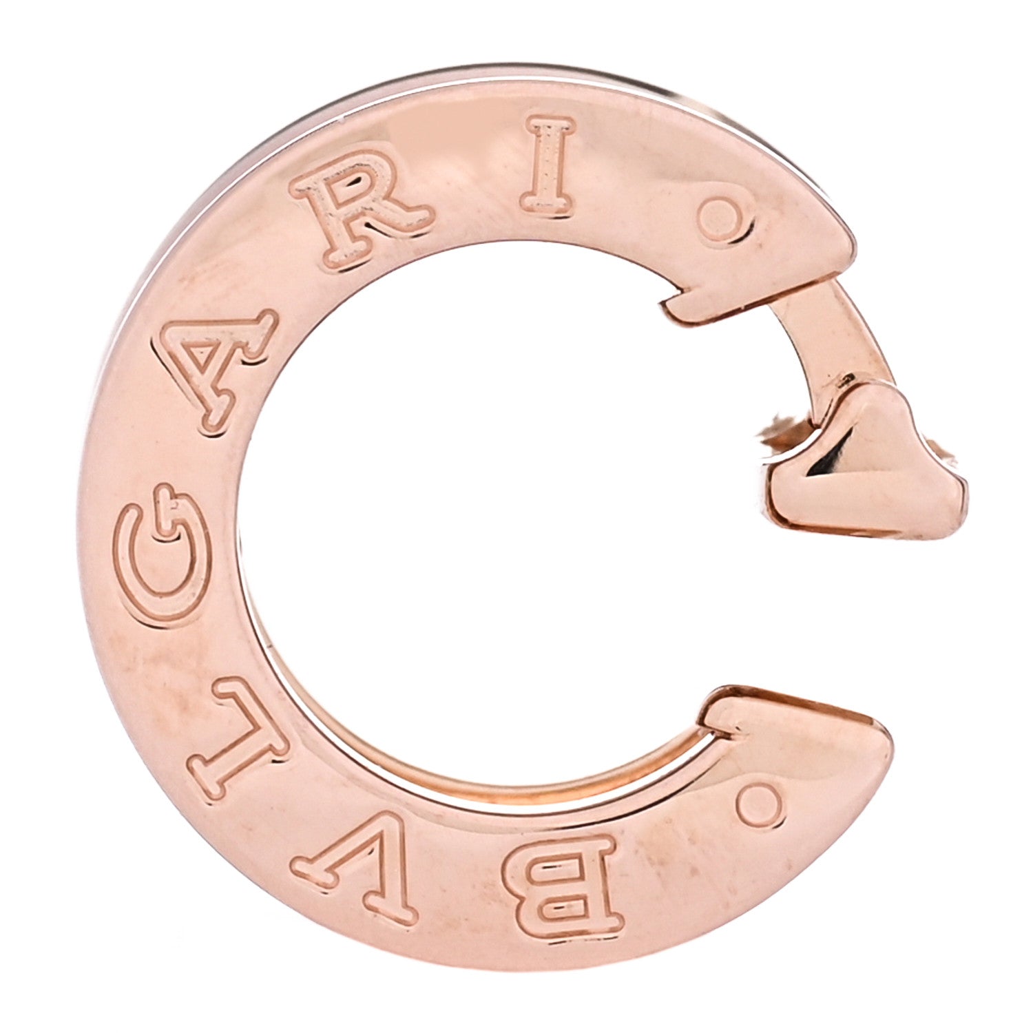 Bulgari 18K Rose Gold B.Zero1 Ear Cuff 2 of 6