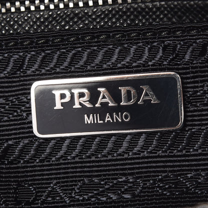 Prada Nylon Tessuto Impuntu Quilted Bandoliera Crossbody Bag Black 7 of 8