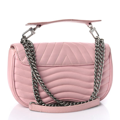 Louis Vuitton Calfskin New Wave Chain MM Smoothie Pink 3 of 18