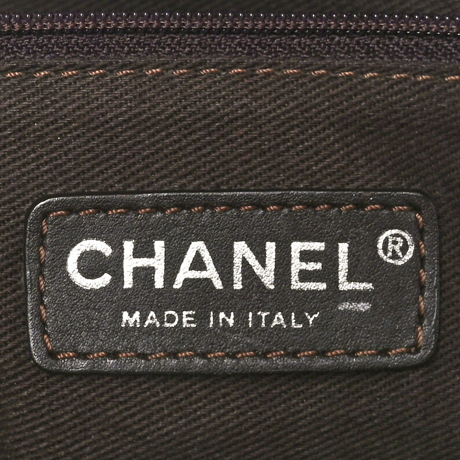 Chanel Calfskin Stitched Bowler Light Brown 6 of 11